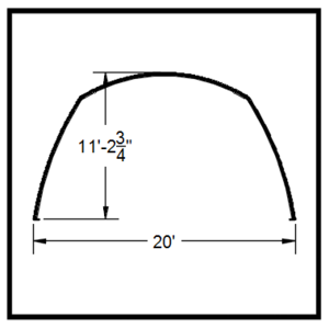 20L' x 30' Span-Tech Single Truss Leg System