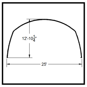 25L' x 30' Span-Tech Single Truss Leg System